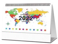 时尚韩式大号台历 PP-200世界地图