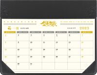 新款PU大号大班双色台垫（黑色） NF—002