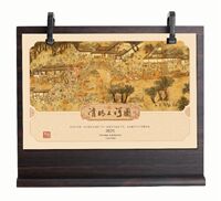 新款古典红木台历   编号：8012