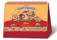 十三张时尚花边艺术台历  AY-26098（卡皮巴拉）—AY-26099（马上有钱）—AY-26100（未来可期）—AY-26101（好运将至）