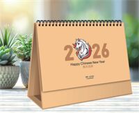 经典款十五张办公记事台历—ADA-099 A-B款（2026时间管理）