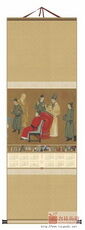 韩熙载夜宴图大号丝绸挂轴