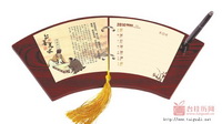 红木周历中国古典扇形周历